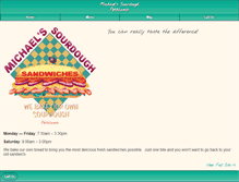 Tablet Screenshot of michaelssourdoughpetaluma.com
